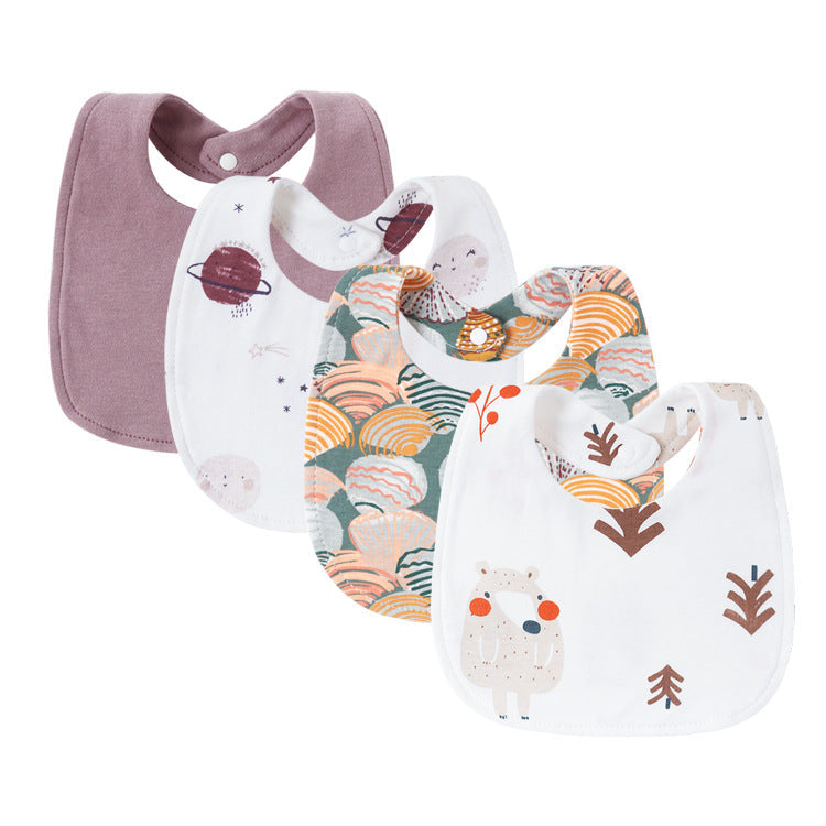 Baby And Infant Bibs Made Of Pure Cotton