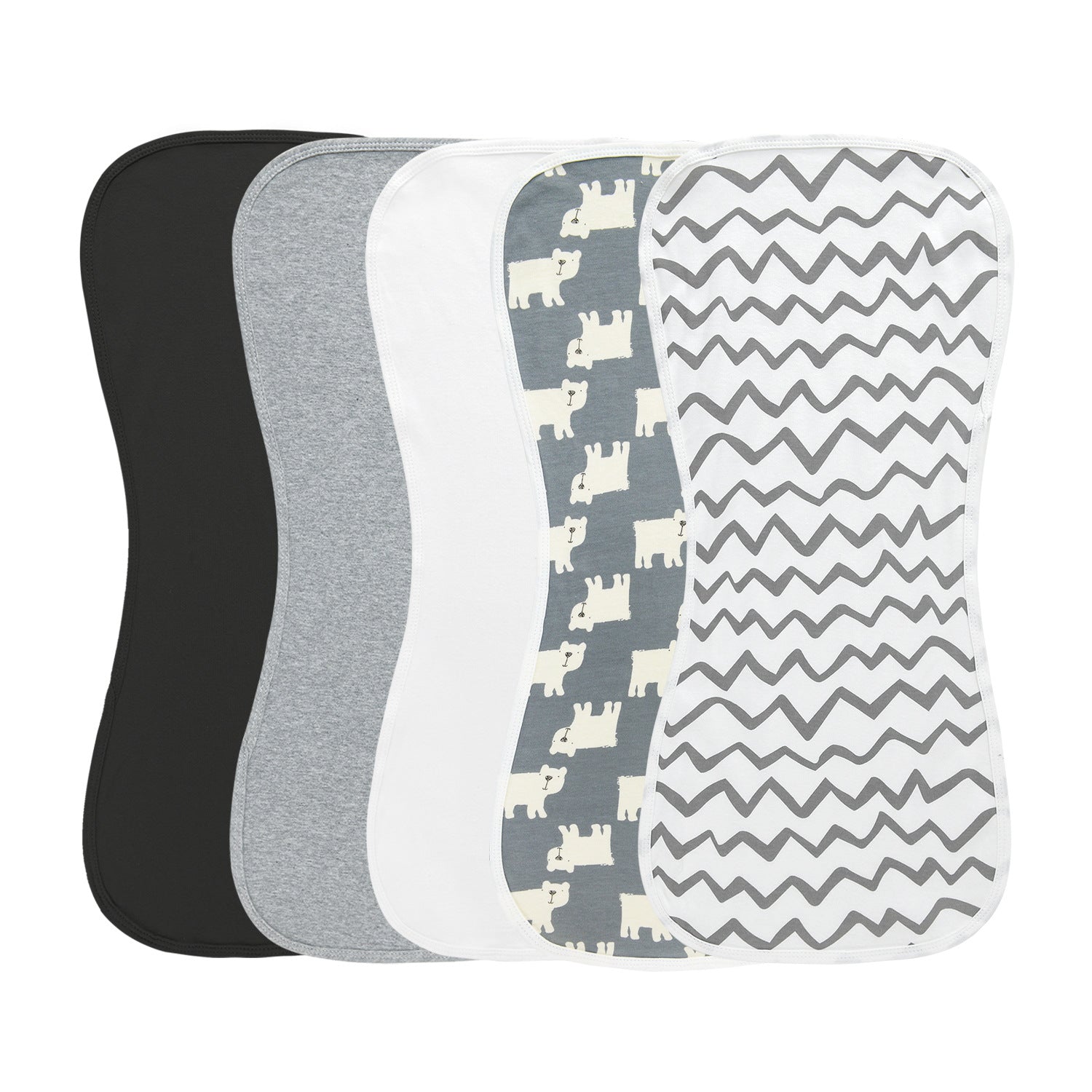 Newborn And Infant Cotton Burp Clothsbibs