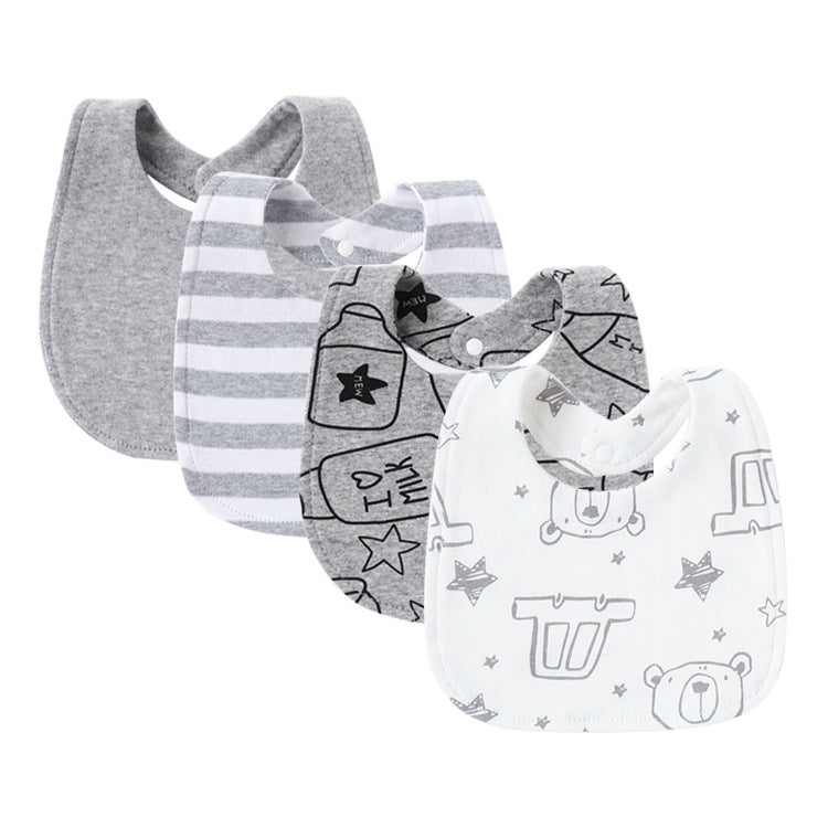 Baby And Infant Bibs Made Of Pure Cotton