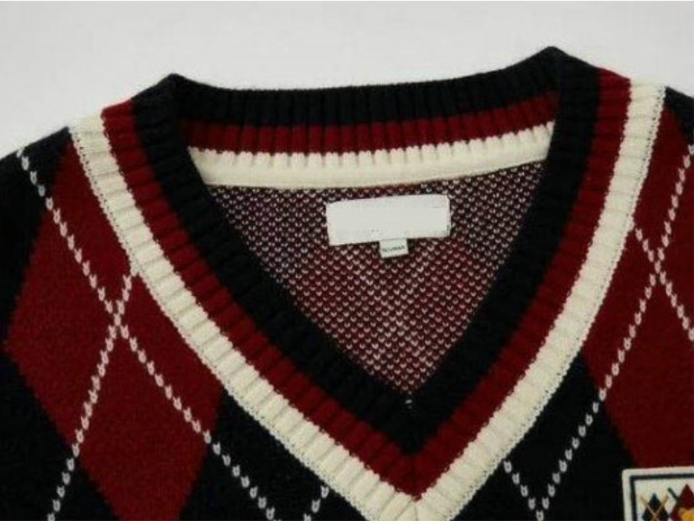 New Product Wholesale Diamond Sweater Women's V-neck Pullover