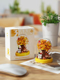 Building Block Bouquet Cherry Blossom Tree House Arbor Day Micro Particles