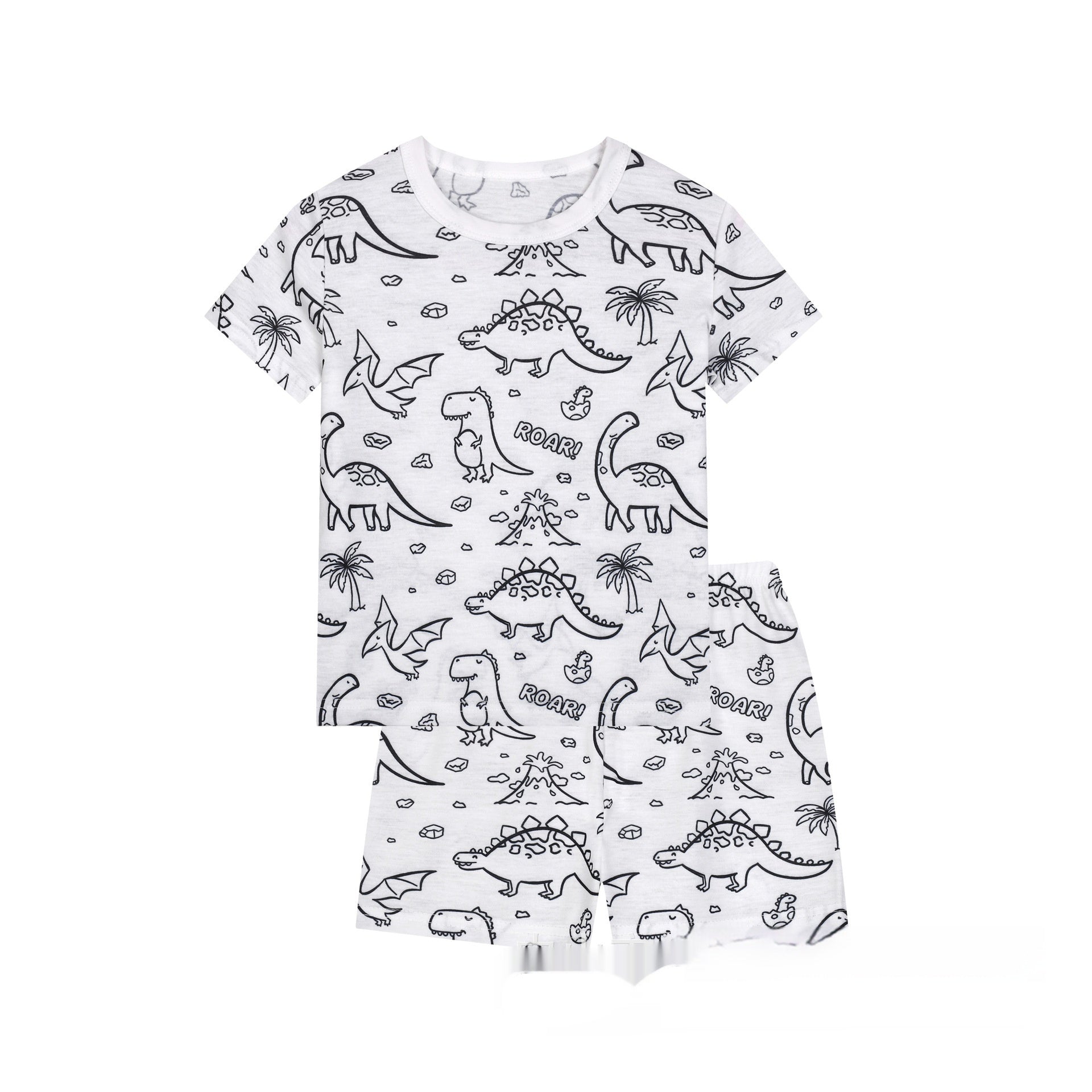 Cotton Children's Loungewear Pajamas Suit