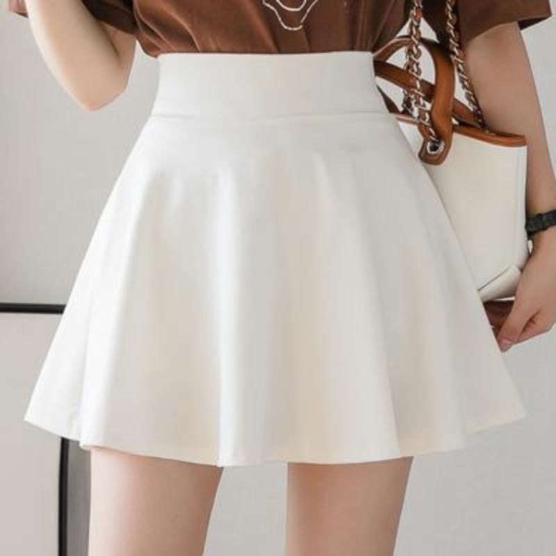 Women's Slim Pleated Tutu Skirt Big Swing Umbrella Skirt