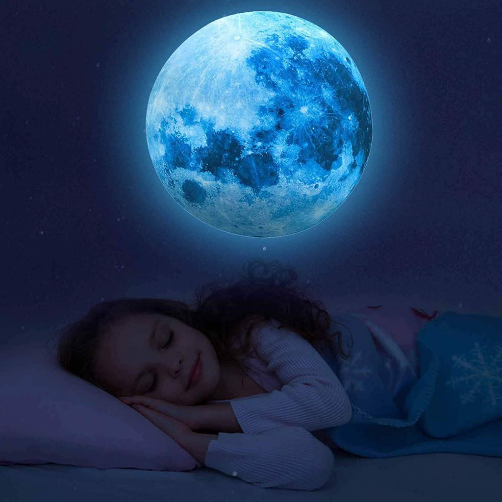 Dark Star Glow and Moon Wall Sticker