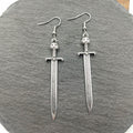 Fashion Owl Sword Ladies Vintage Sword Earrings