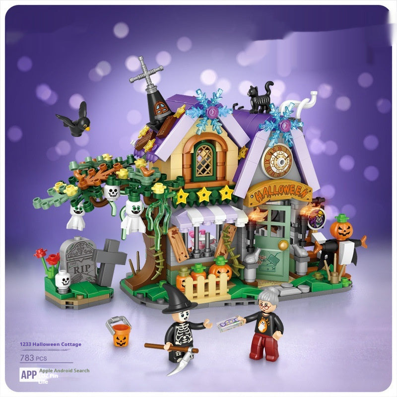 Halloween Building Blocks Small Particle Assembly Toys