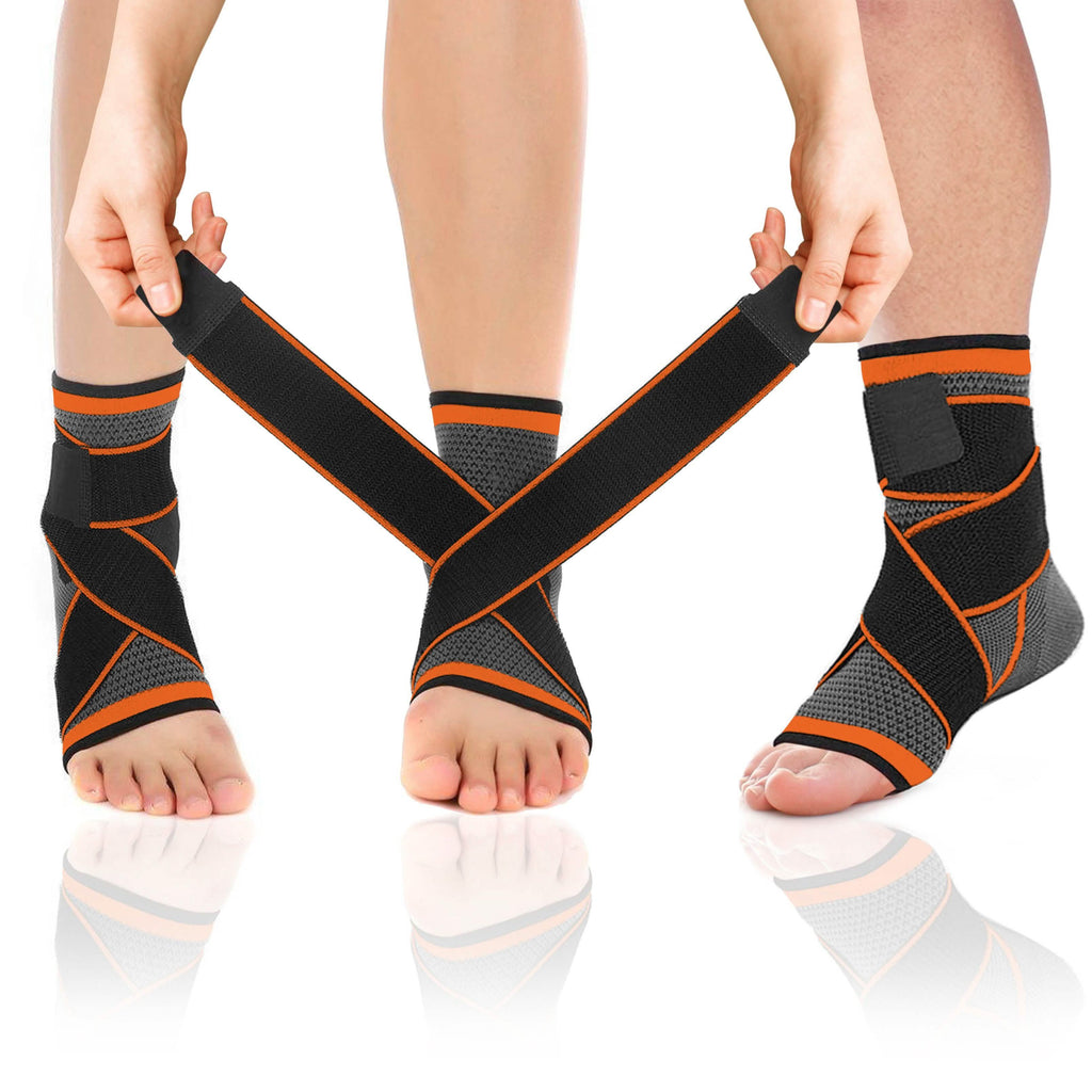 DCF Adjustable Ankle Compression Sleeve for Men and Women