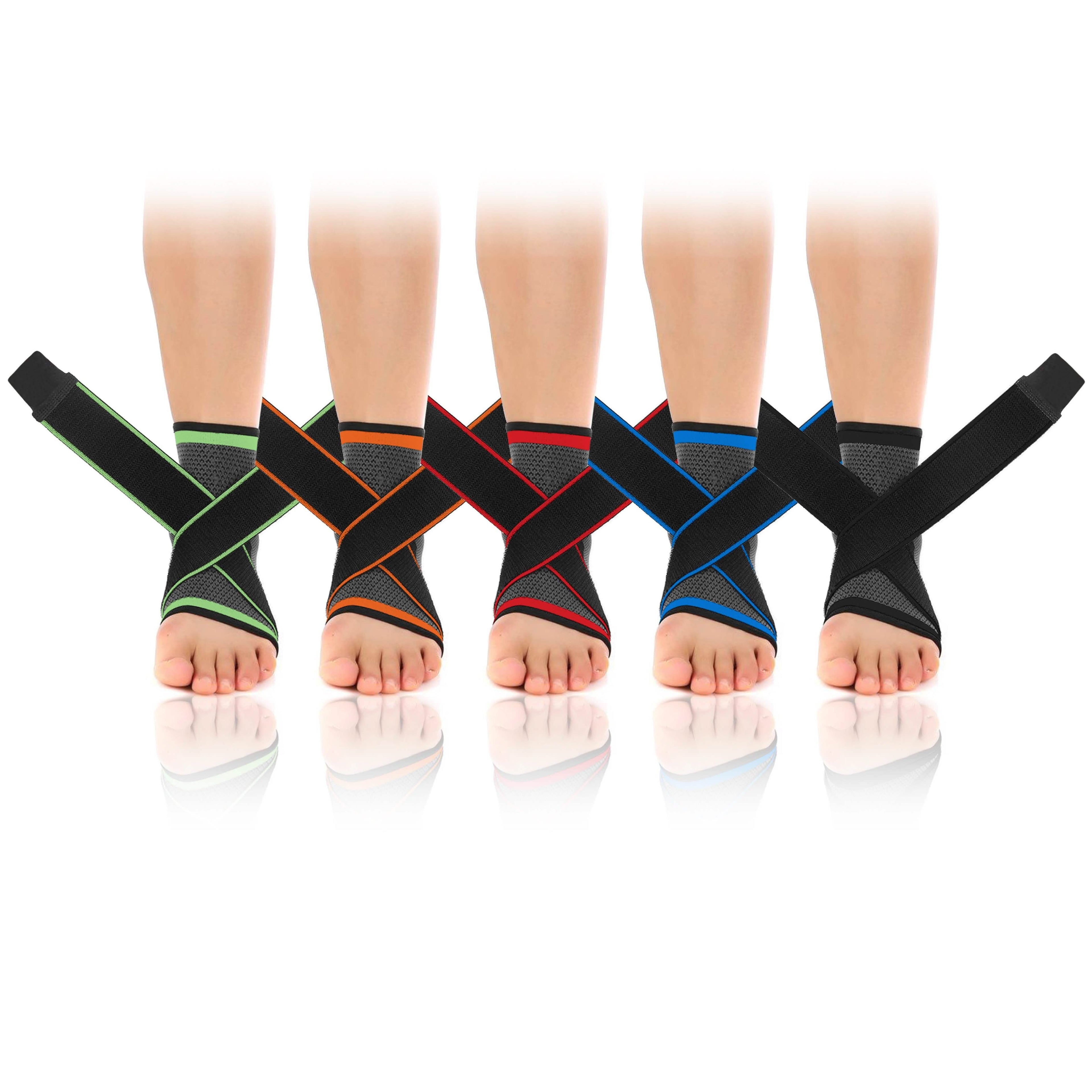 DCF Adjustable Ankle Compression Sleeve for Men and Women