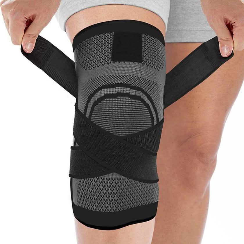 DCF Compression Knee Sleeve with Adjustable Straps