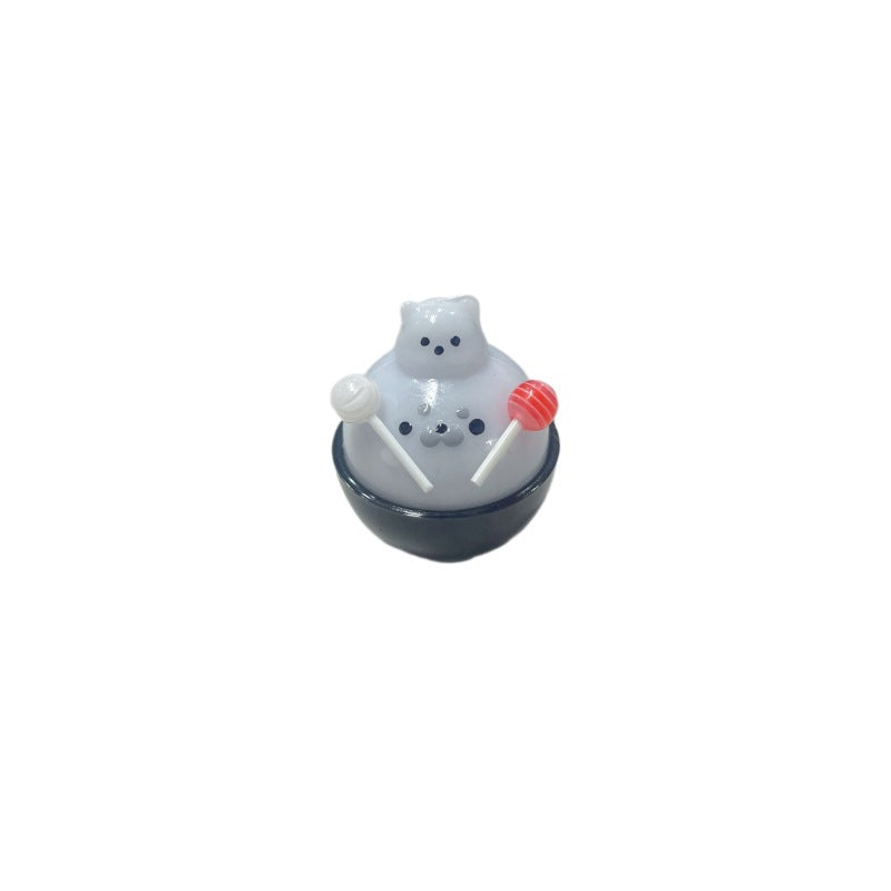 Lollipop-shaped Little Seal Toy With A Hand-painted Noseperfect As A Stress-relief Gadget