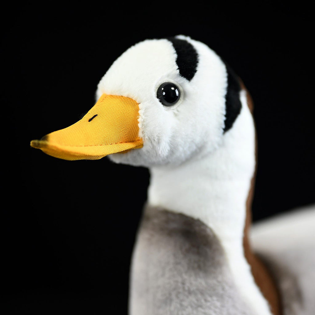 Plumage Toy Of The Brant Bird, White-headed Goose Doll