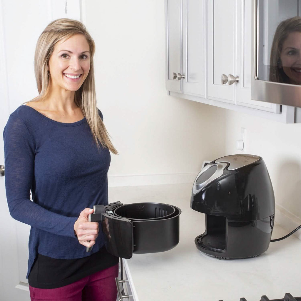 Deco Chef 3.7QT Electric Oil-Free Digital Air Fryer for Healthy Frying