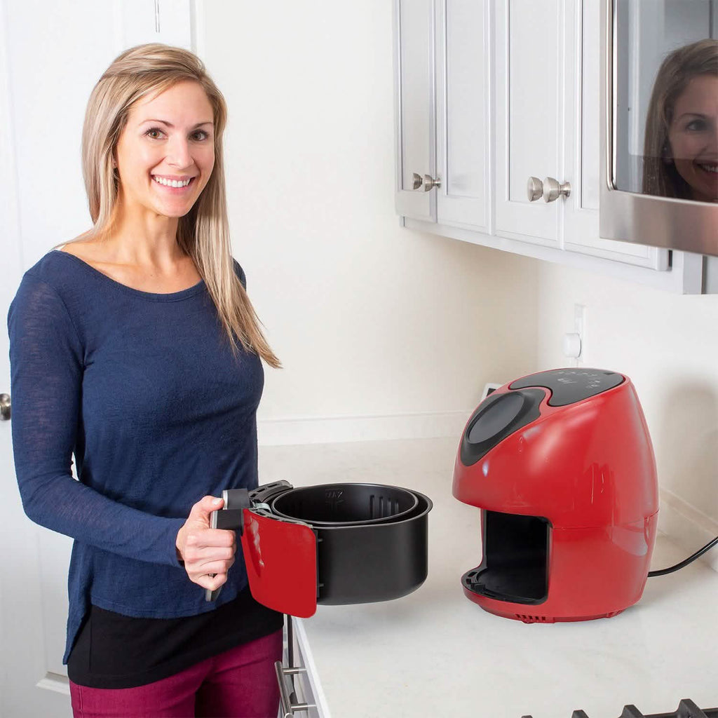 Deco Chef 3.7QT Electric Oil-Free Digital Air Fryer for Healthy Frying