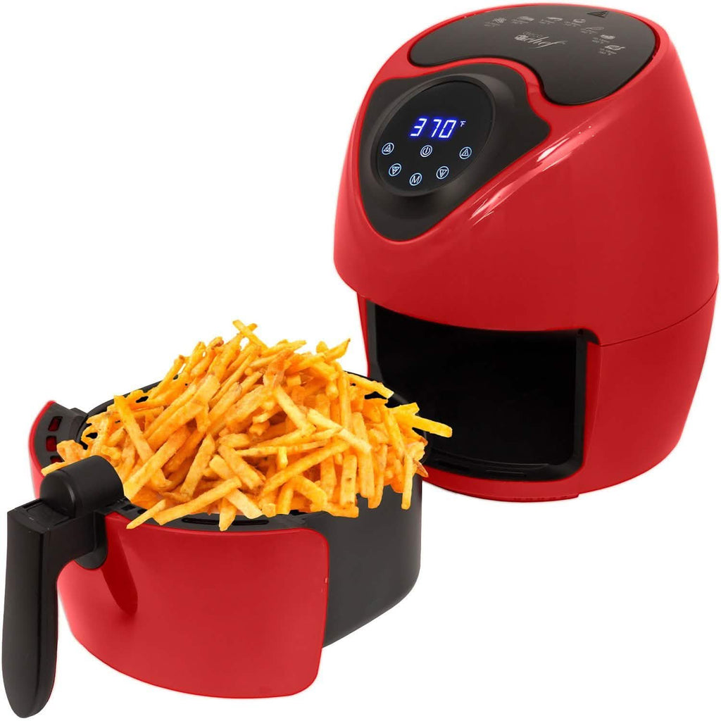 Deco Chef 3.7QT Electric Oil-Free Digital Air Fryer for Healthy Frying