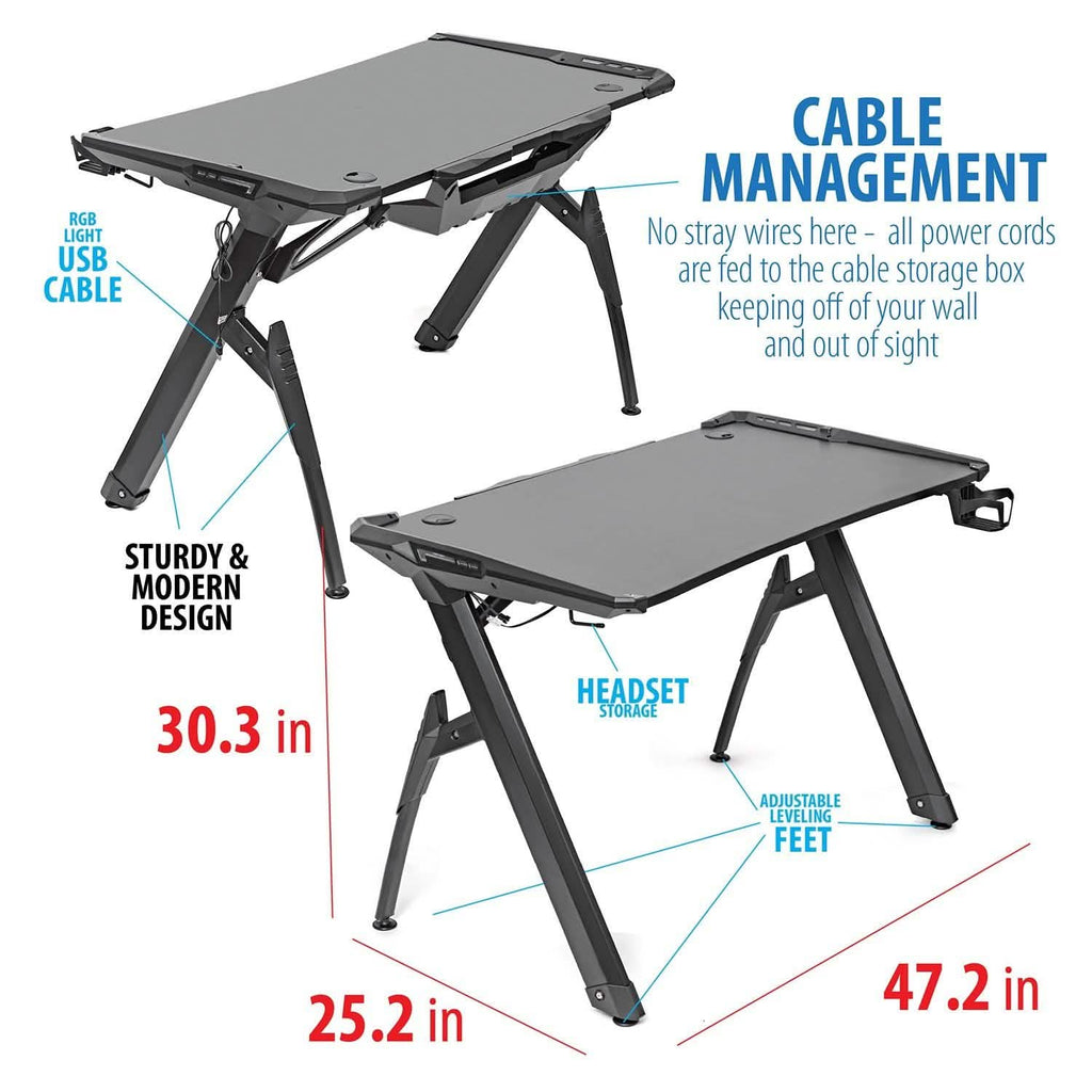Deco Gear 47 LED Gaming Desk
