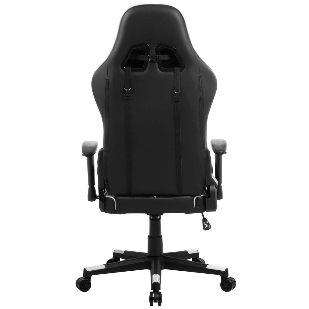 Deco Gear Ergonomic Foam Gaming Chair with Adjustable Head and Lumbar Support