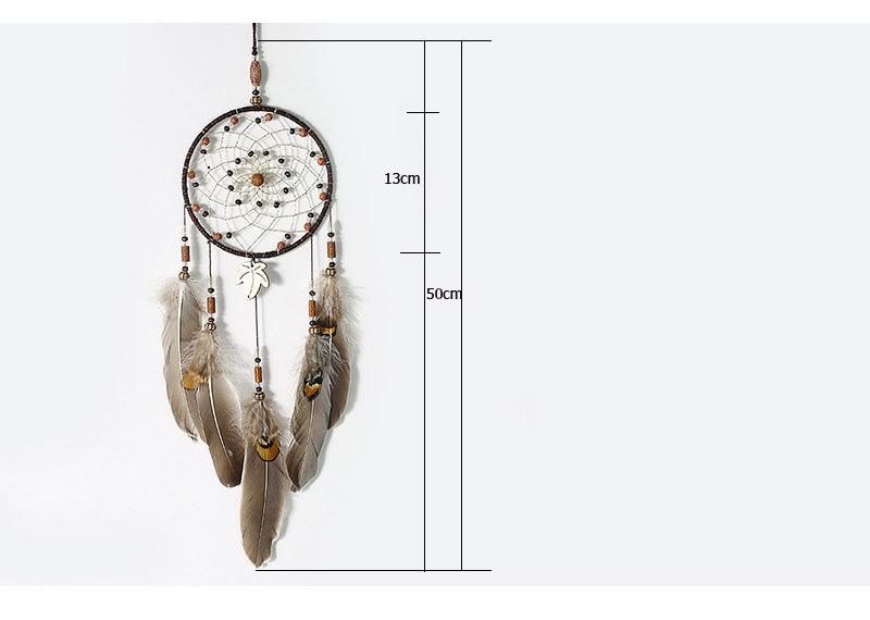 Decoration Home Dream Catchers Hanging Wall Decor Art Pendant Handmade Traditional White Cloud Dream Catcher With Led String Lights Wall Hanging Kids Room Decor Nursery Wall Art Ornament Decor Craft Gift Cute Wind Chimes National Feather Kids Girls