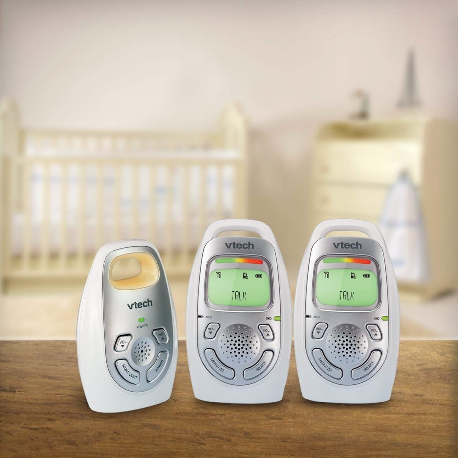 DECT 6.0 Digital Audio Baby Monitor with 2 Parent Units