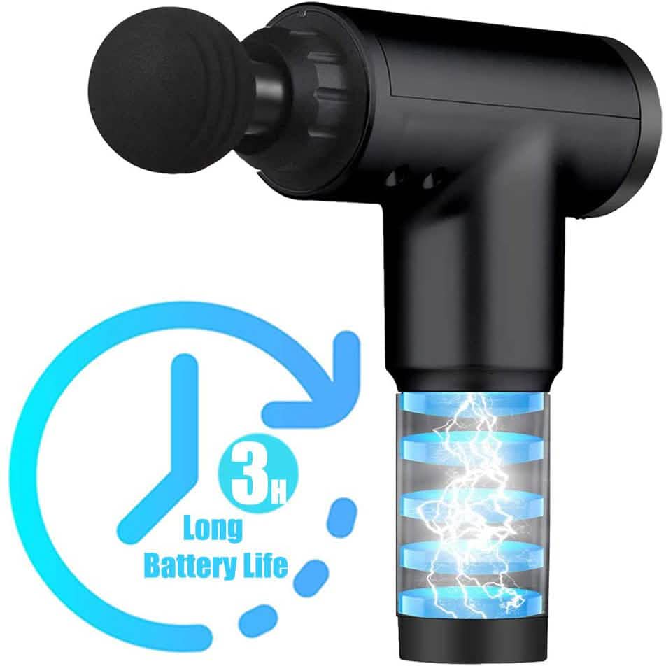 Deep Tissue Massage Gun with Interchangeable Heads