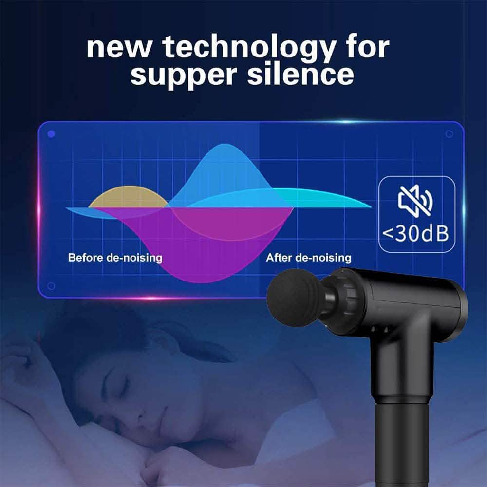 Deep Tissue Massage Gun with Interchangeable Heads