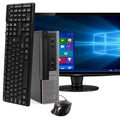 Dell OptiPlex 7010 Ultra Small Form Factor Computer PC with 22" Widescreen Screen (Refurbished)