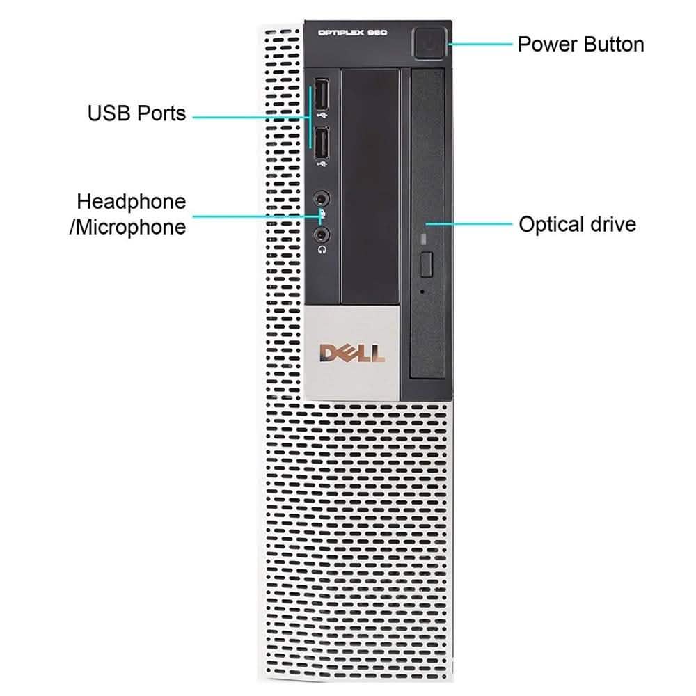 Dell OptiPlex 960 SFF Desktop Core 2 Duo Computer Package (Refurbished)