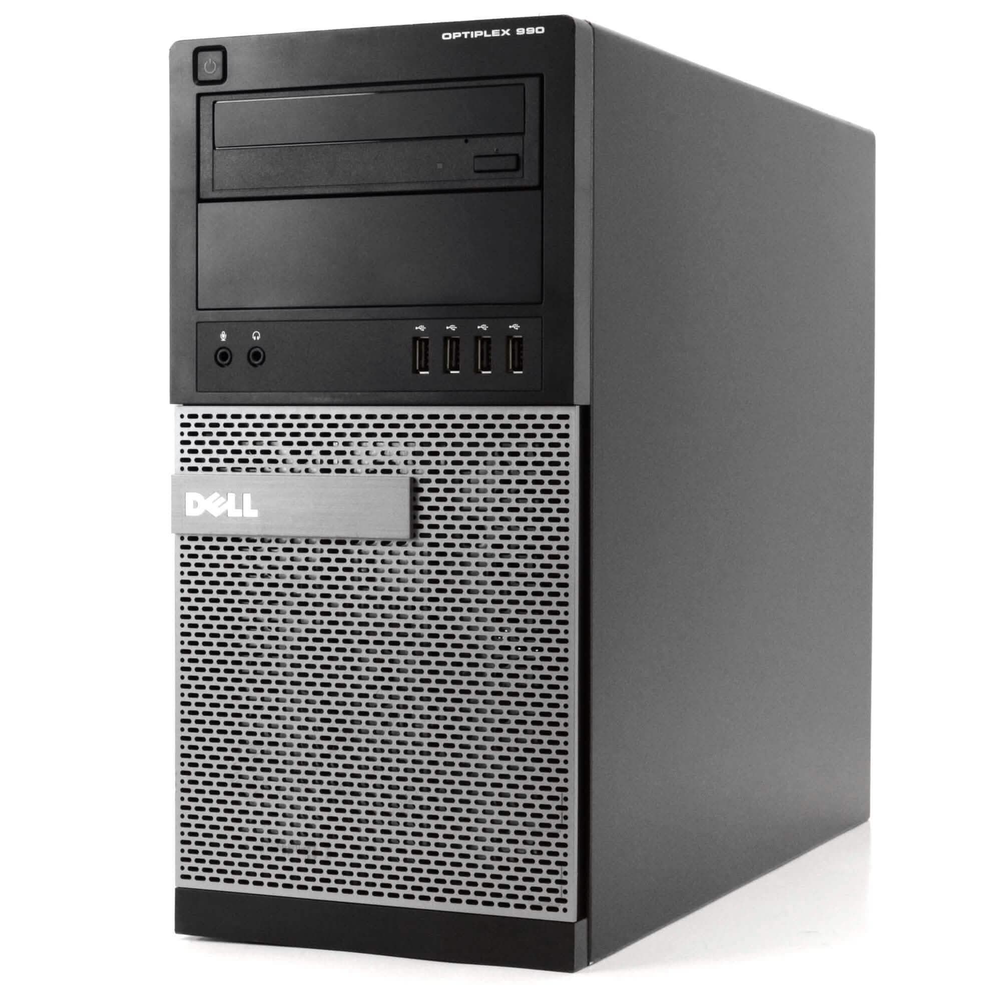 Dell OptiPlex 990 Tower Computer PC Windows 10 Home 64 Bit with 22" Widescreen Monitor (Refurbished)
