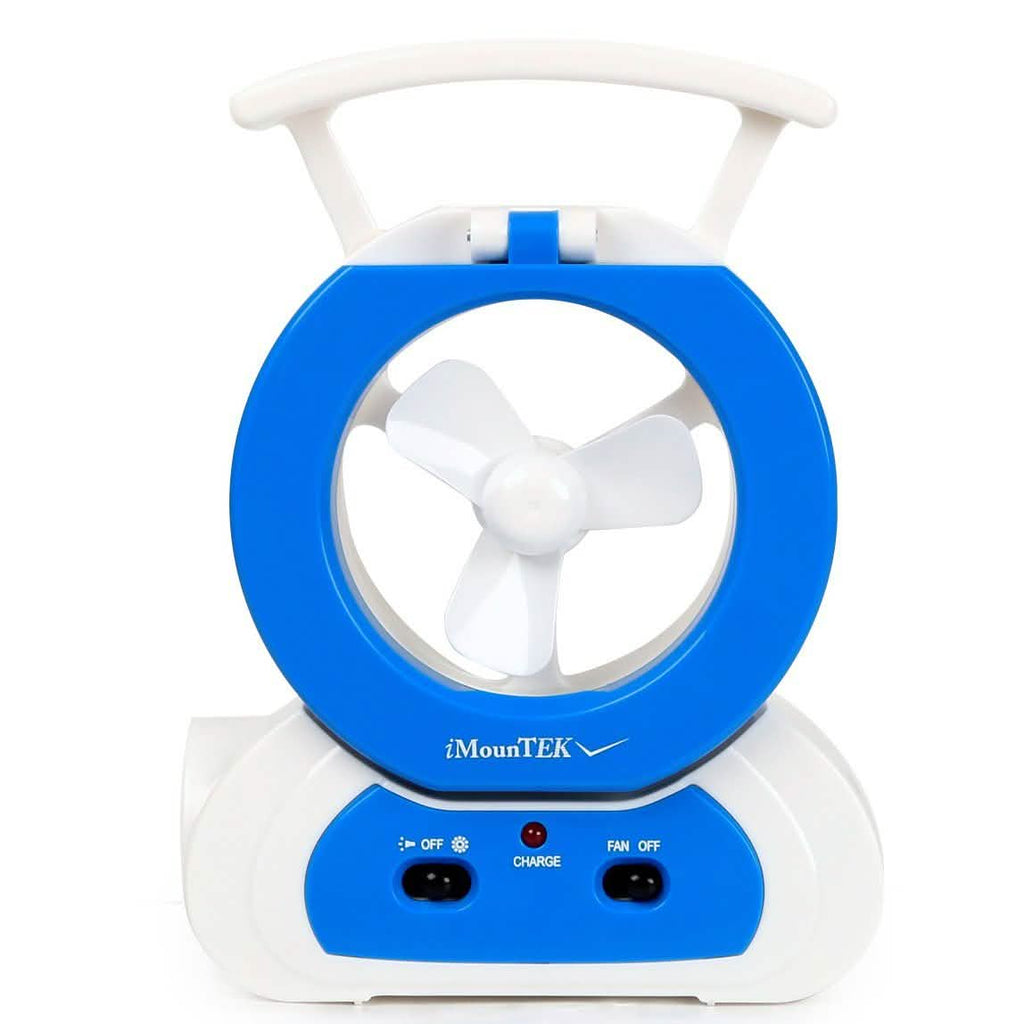 Desk Cooling Fan with 180 Degree Adjustable LED Lamp