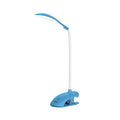 Desk Lamp USB Led Table Lamp 14 LED Table Lamp with Clip Bed Reading Book Light LED Desk Lamp Table Touch 3 Modes Blue Decorative Table Lamp Cute Study Lamps for Bedroom Décor