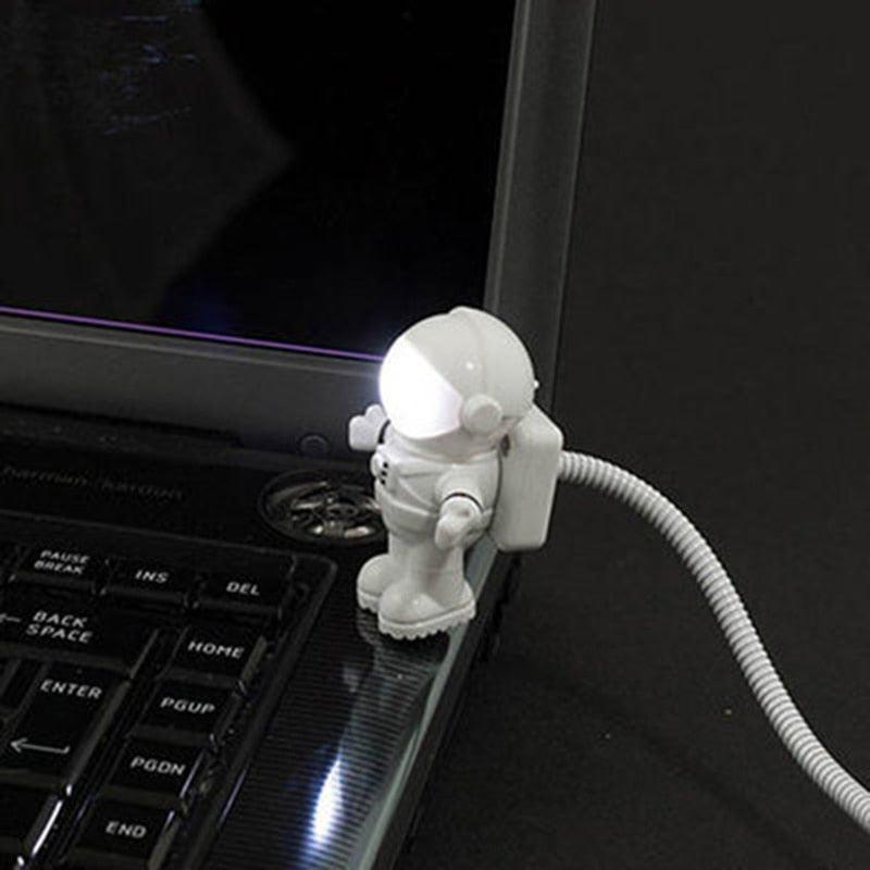 Desk Lamps Lights New Fashion Novelty Romantic Baby Led Bulbs Usb Port Dc Resin Knob Switch Wedge Night Plug Astronauts Decorative Table Lamp Cute Study Lamps for Bedroom Décor