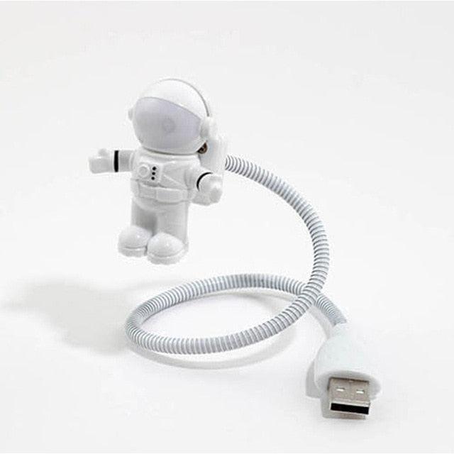 Desk Lamps Lights New Fashion Novelty Romantic Baby Led Bulbs Usb Port Dc Resin Knob Switch Wedge Night Plug Astronauts Decorative Table Lamp Cute Study Lamps for Bedroom Décor