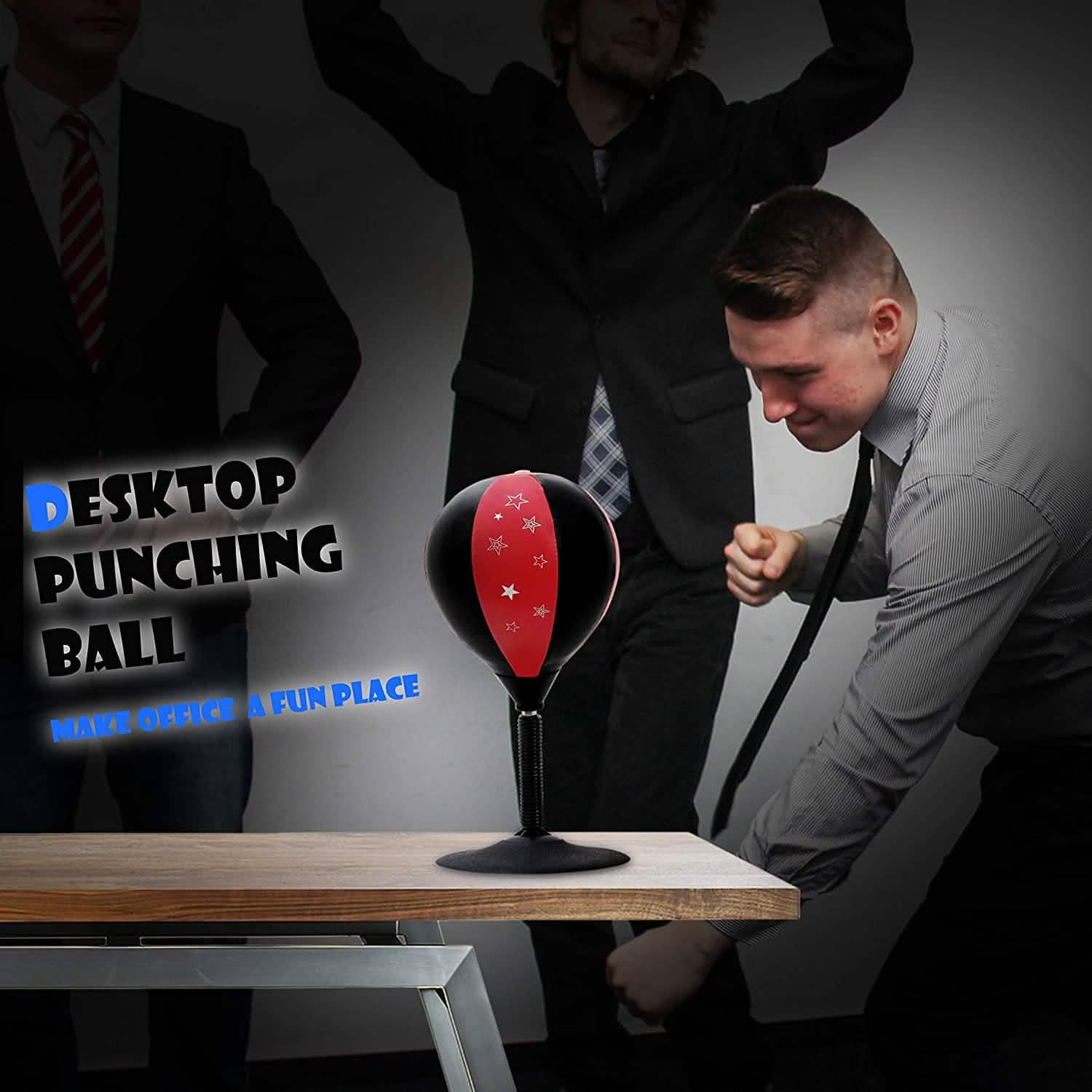 Desktop Punching Sports Ball with Stand and Pump