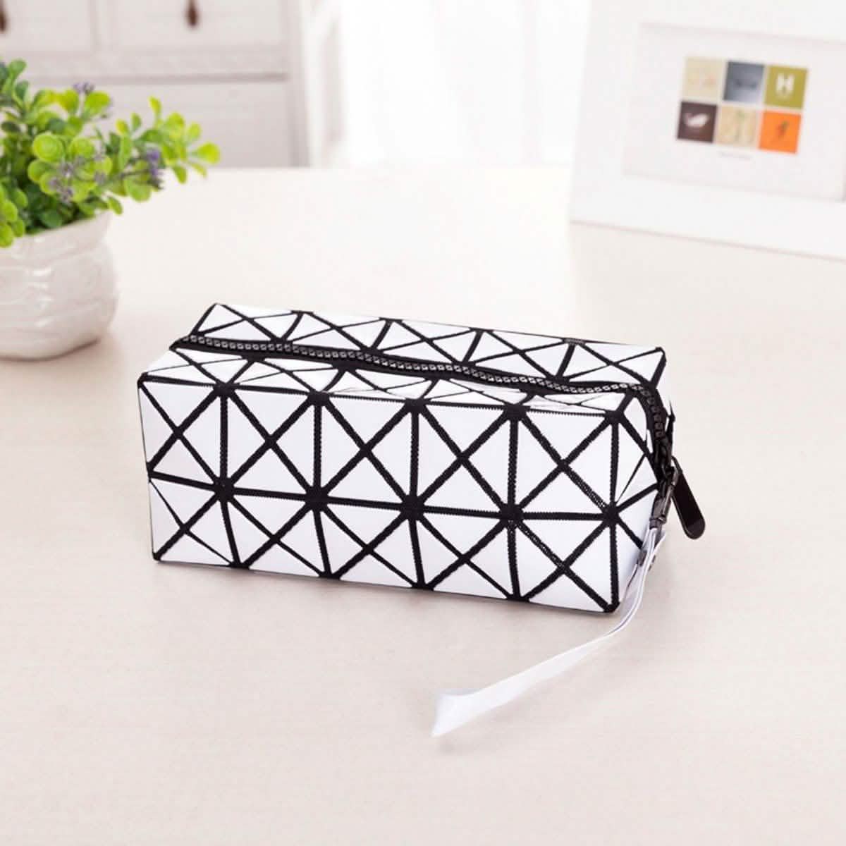 Diamond Design Cosmetic Travel Bag - Assorted Colors