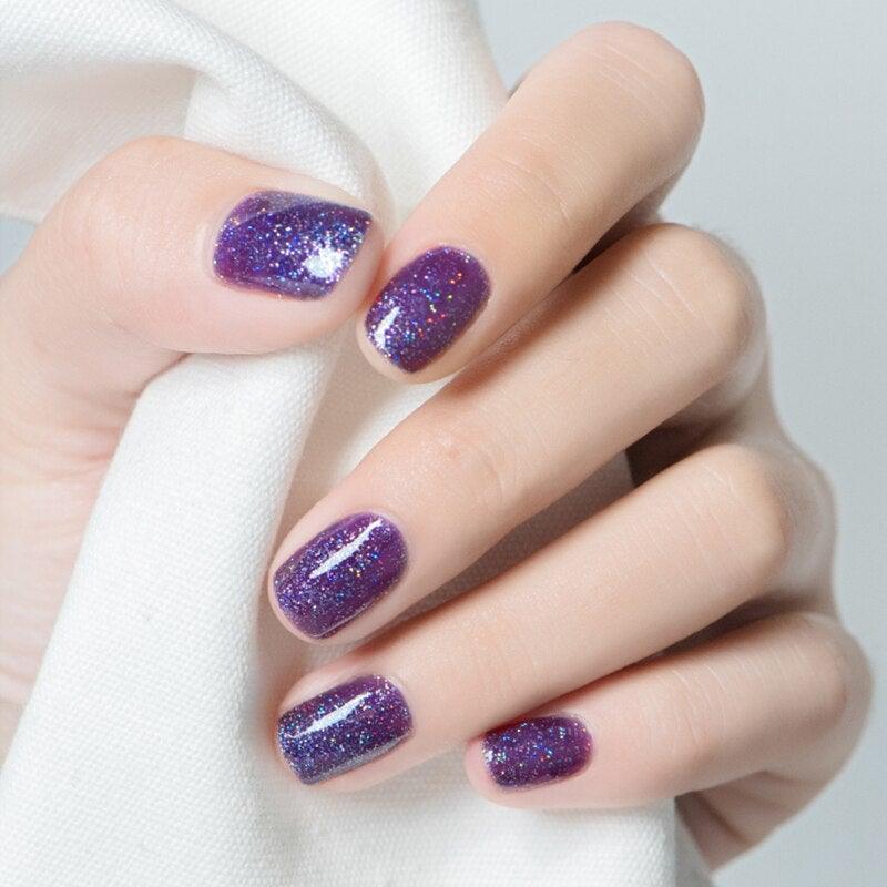 Diamond Gel Nail Polish 5ML Permanent Varnish Painting UV Manicure Reflective Sparkling Luxury Design Nail Gels for Women and Girls