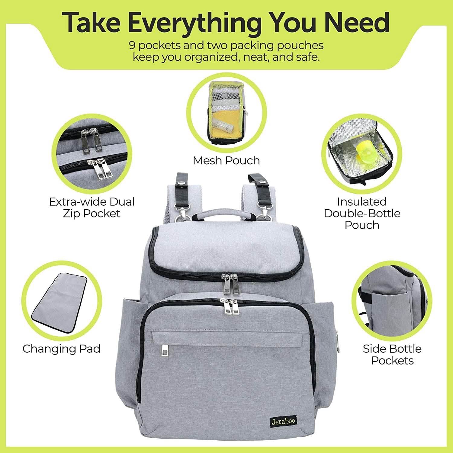 Diaper Backpack for Mom and Dad