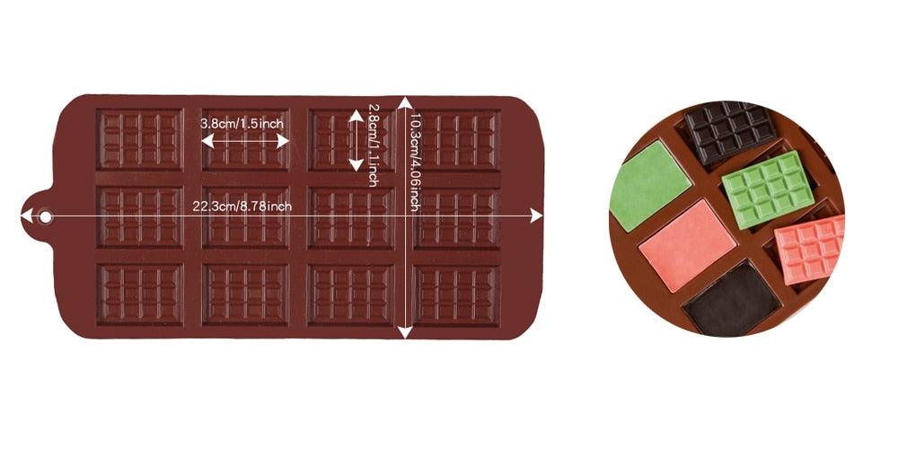 Digit Silicone Chocolate Mold Non-Stick Cake Mould Jelly Candy 3D Molds Kitchen Accessories Reusable Baking Tools Silicone Letter Mold And Number Candy Molds