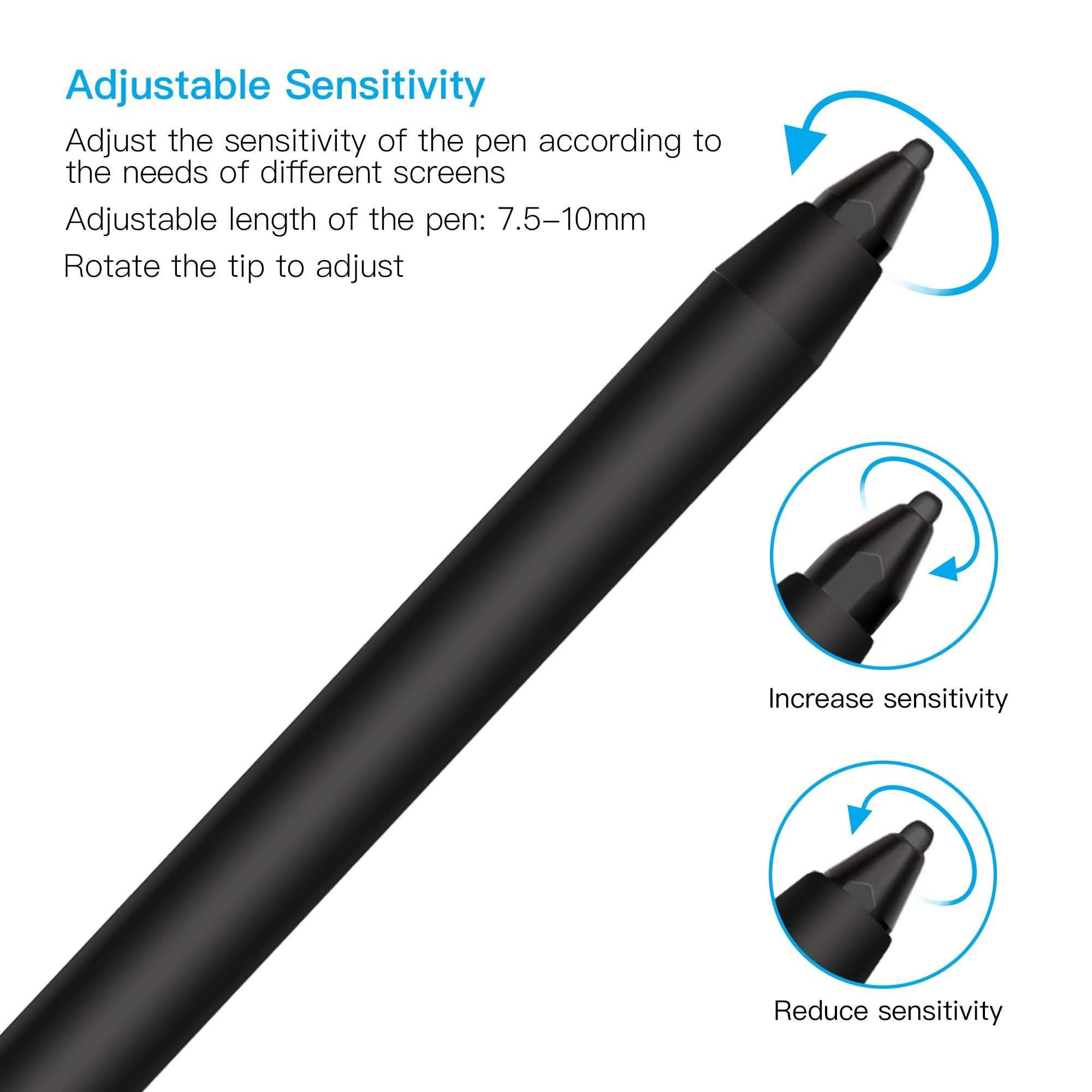 Digital Active Stylus Pen Pencil For iPad Android TouchScreen Fine Tip 1.5mm