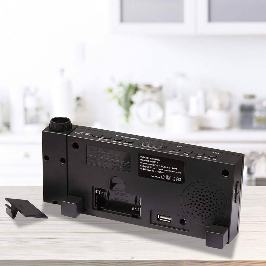 Digital Alarm Clock with Projection