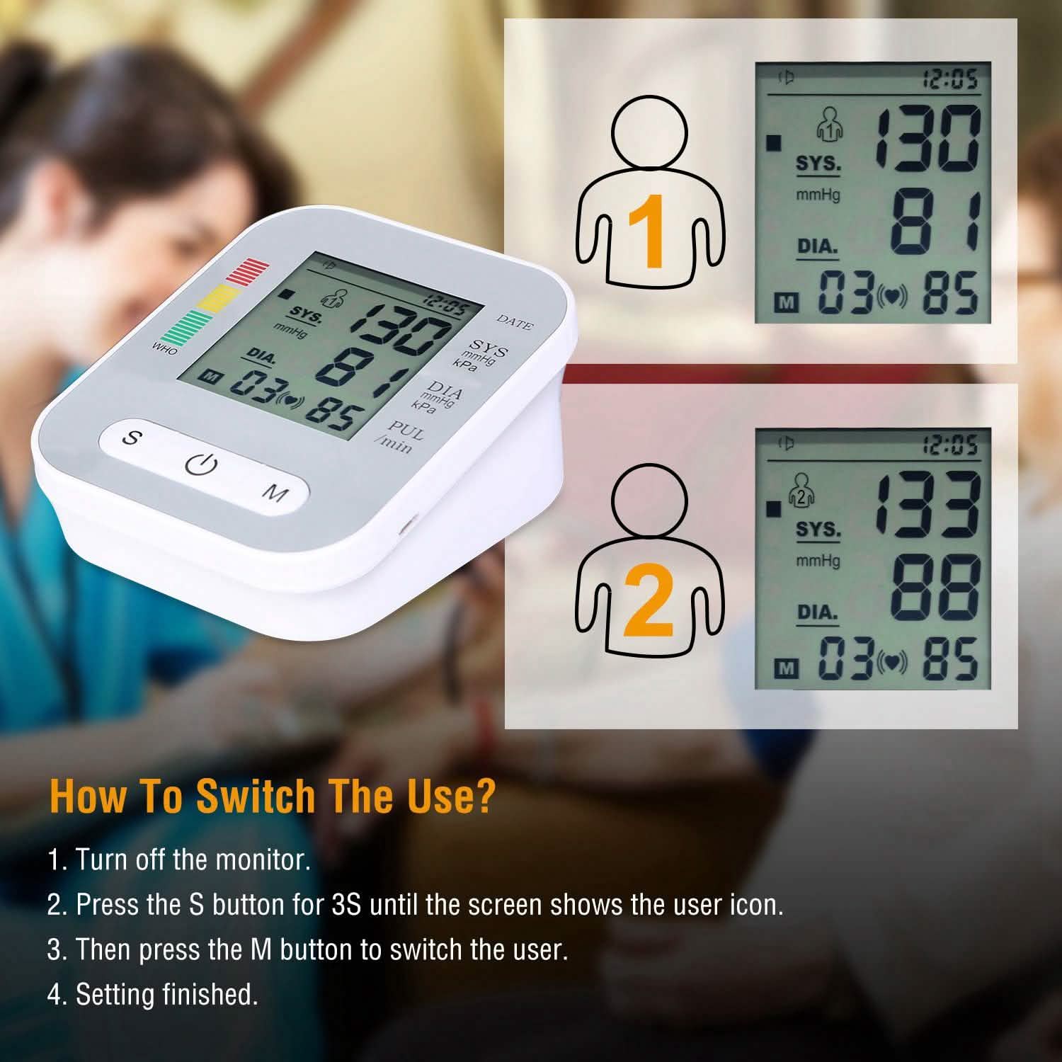 Digital Arm Blood Pressure Monitor