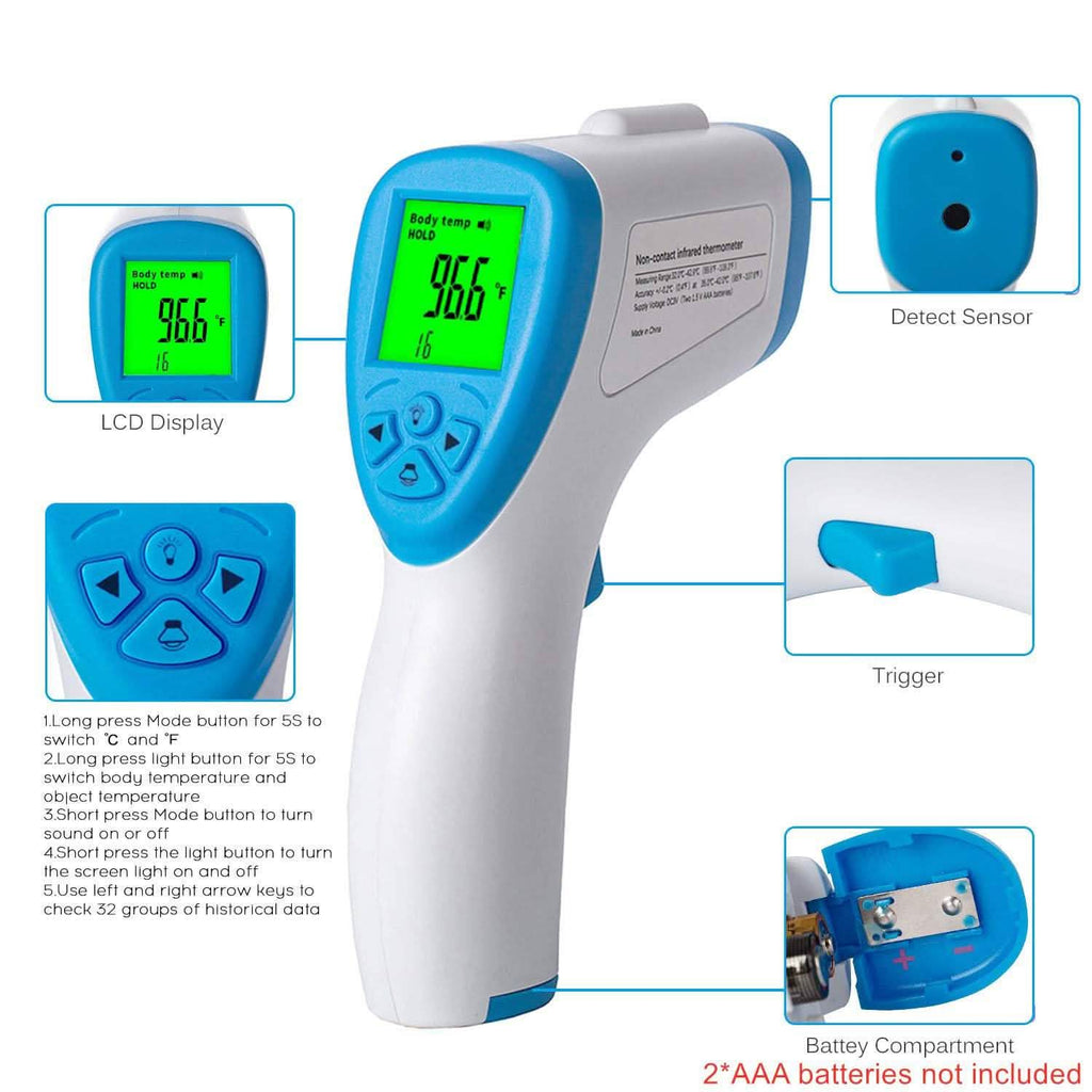 Digital Infrared Forehead Thermometer BZ-R6