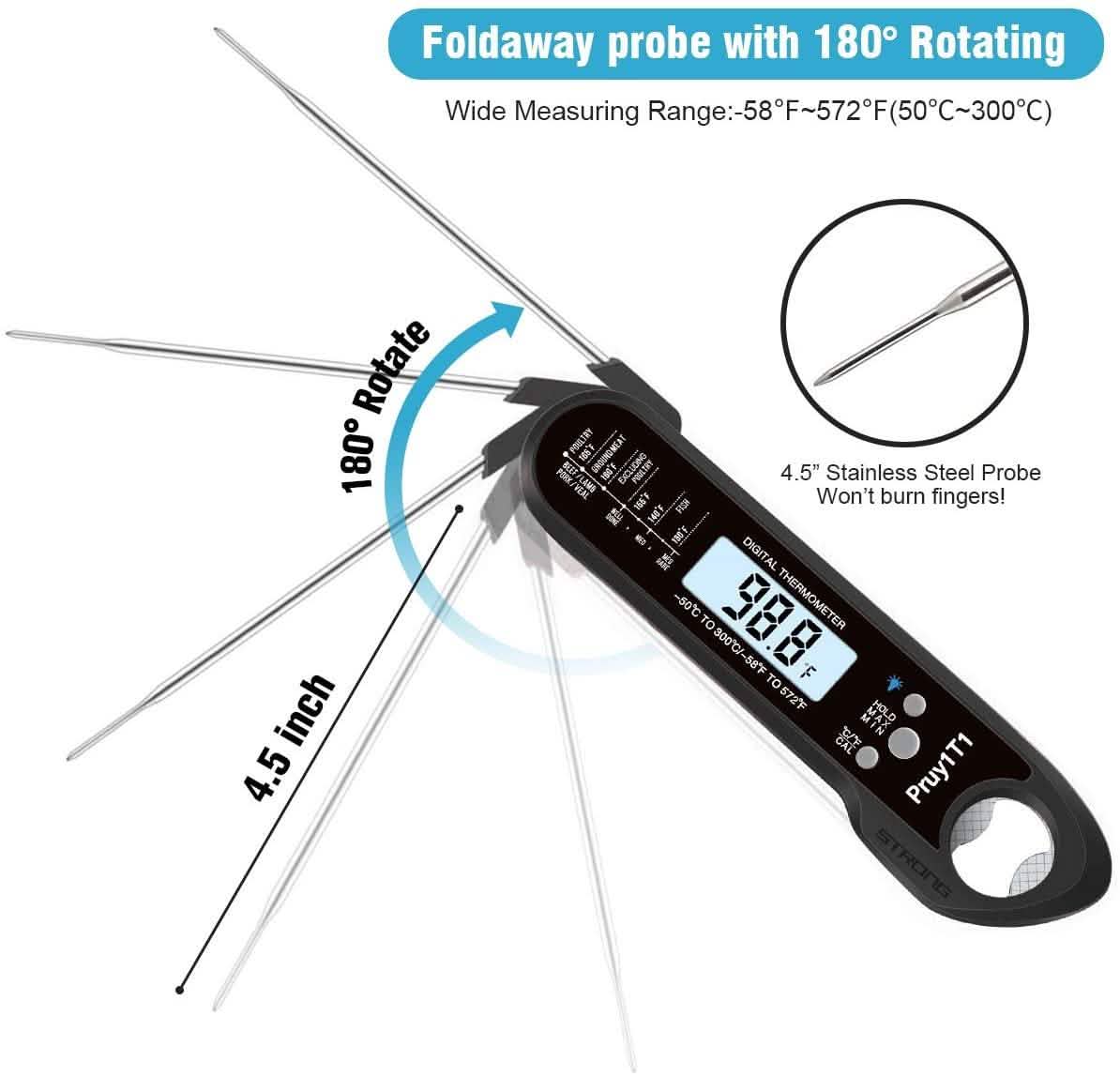 Digital Instant Read Meat Thermometer
