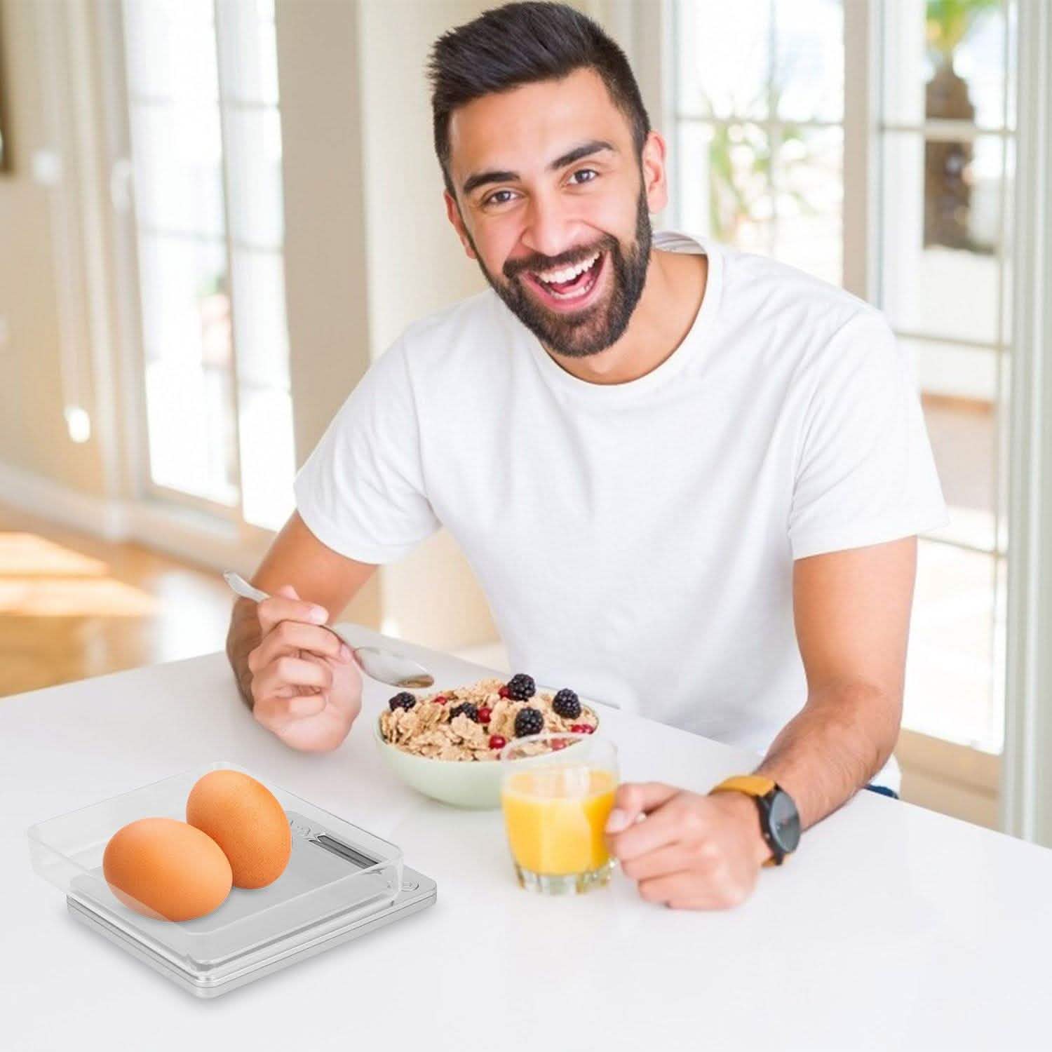 Digital Kitchen Scale with Dual Trays