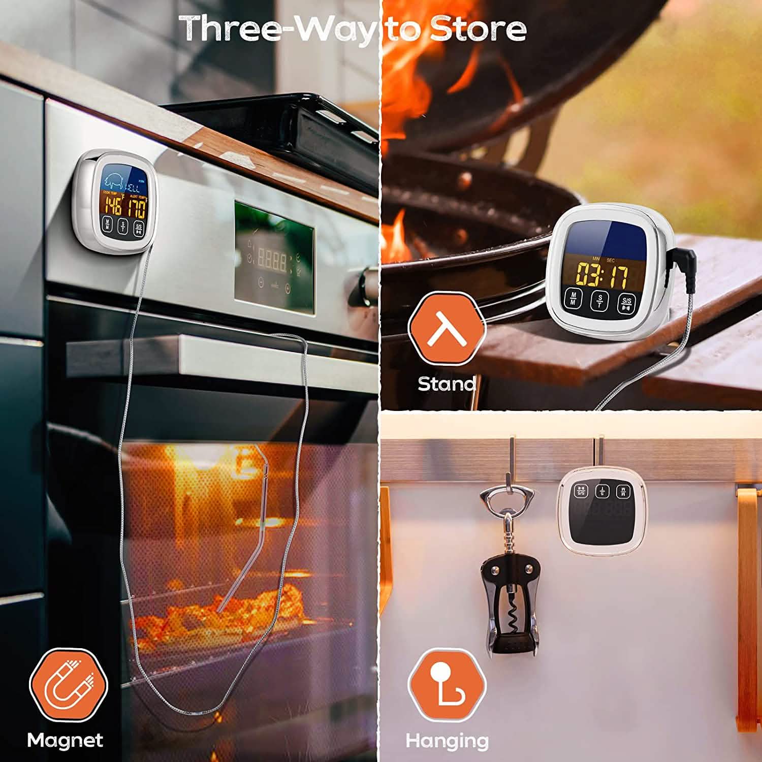 Digital Meat Thermometer for Cooking