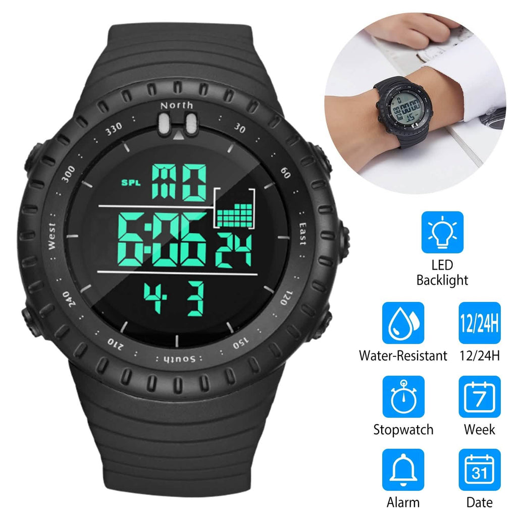 Digital Men's Sports Military Tactical Wrist Watch