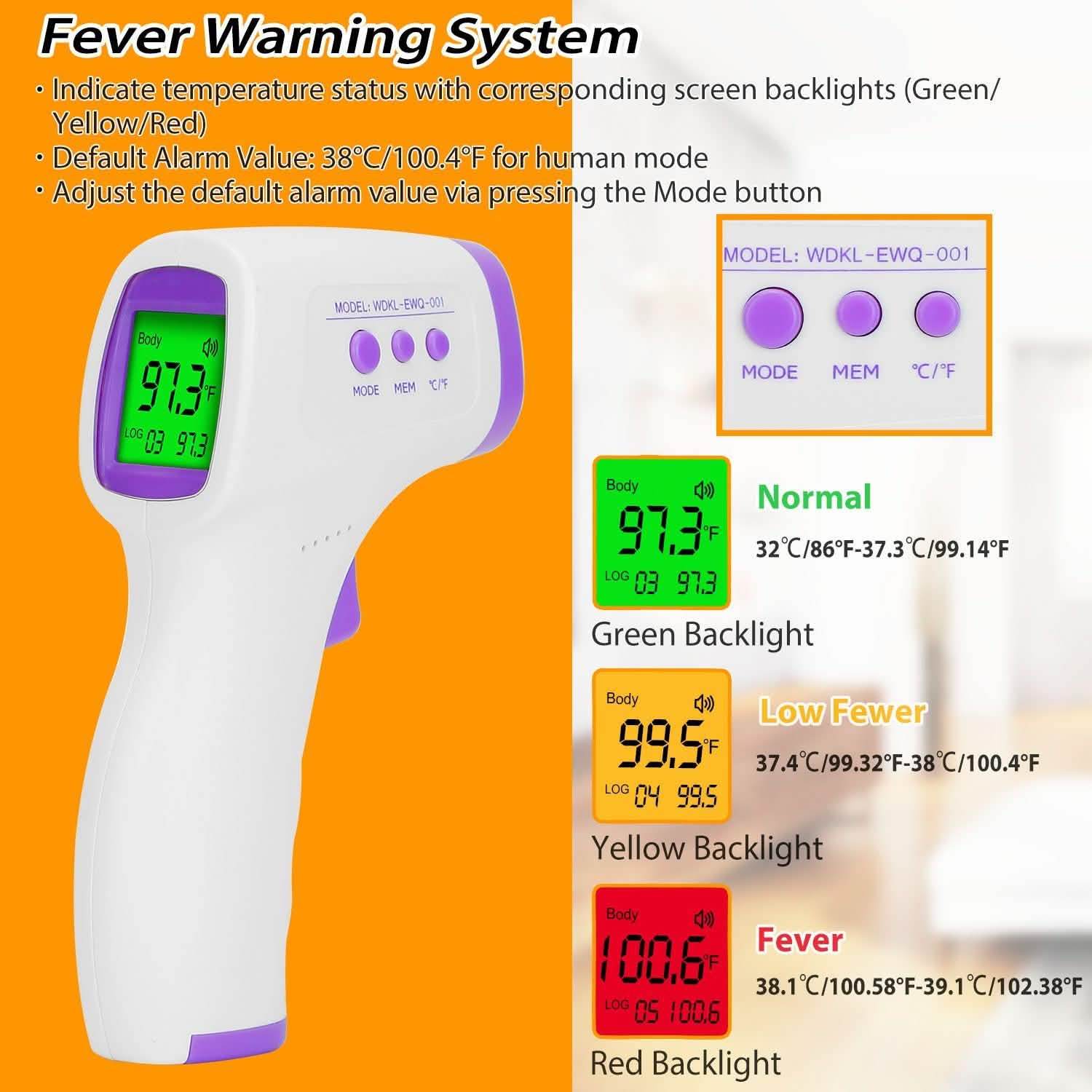 Digital Non-contact Infrared Thermometer