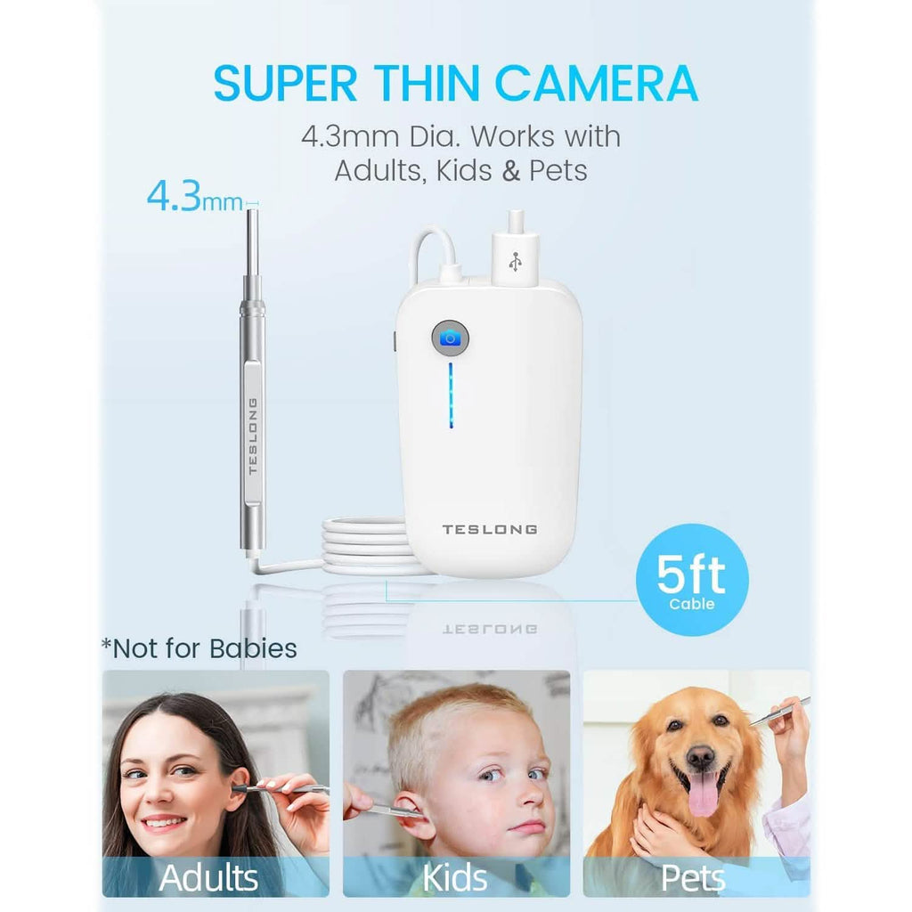 Digital Otoscope Camera with Light