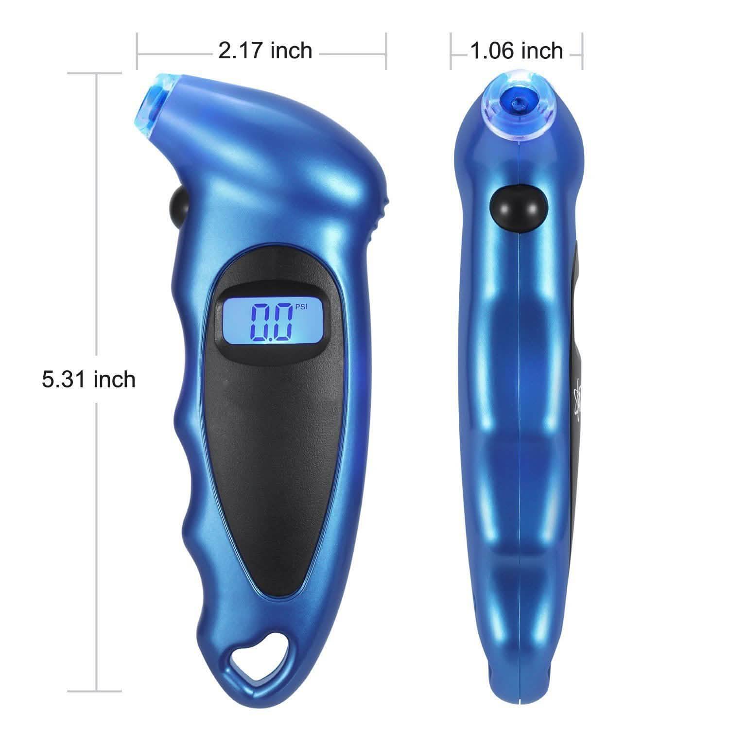 Digital Tire Pressure Gauge 150 PSI 4 Settings