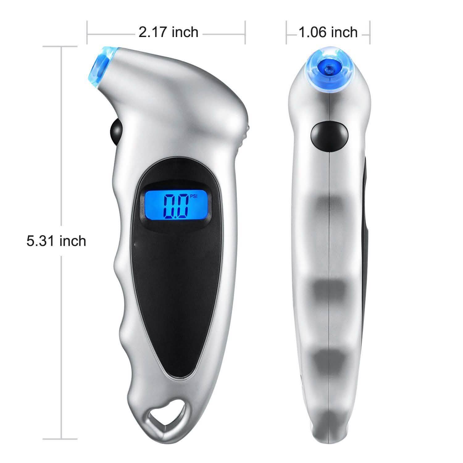 Digital Tire Pressure Gauge 150 PSI 4 Settings