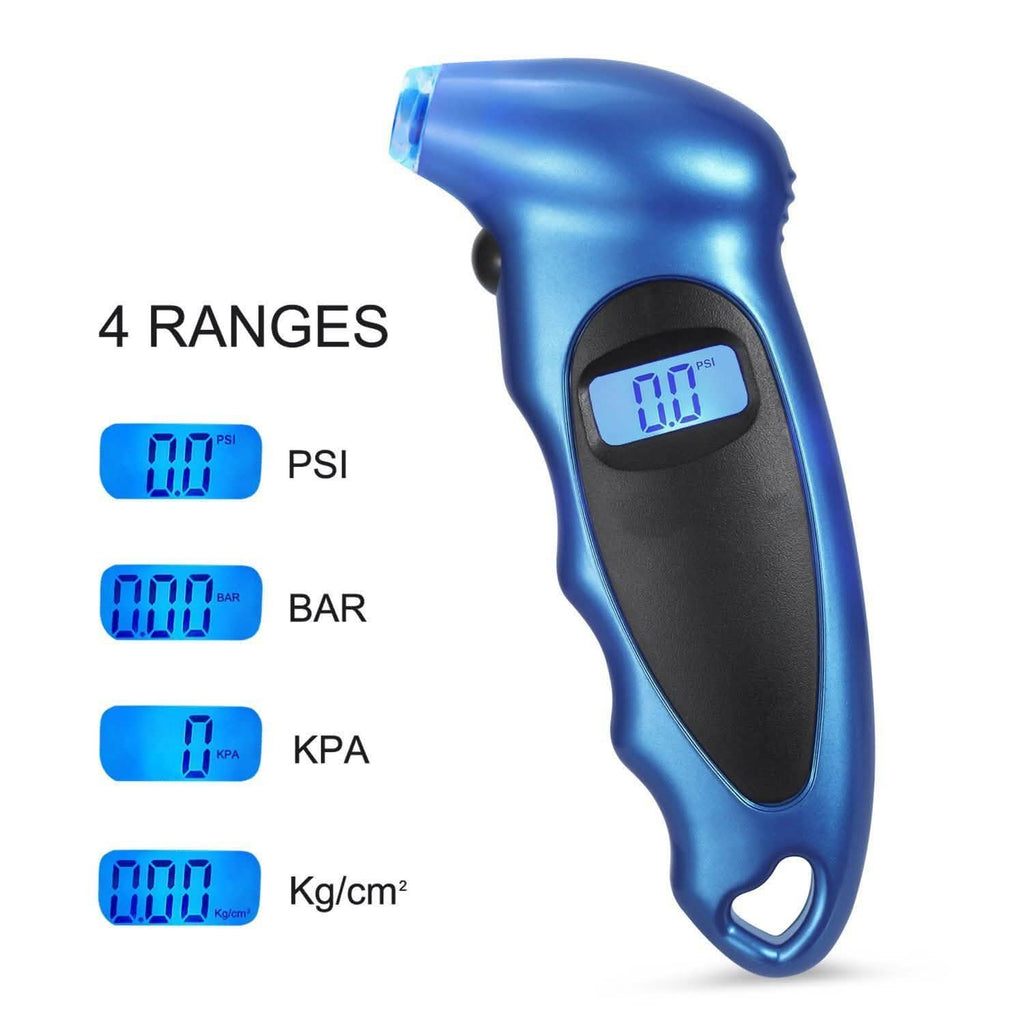 Digital Tire Pressure Gauge 150 PSI 4 Settings