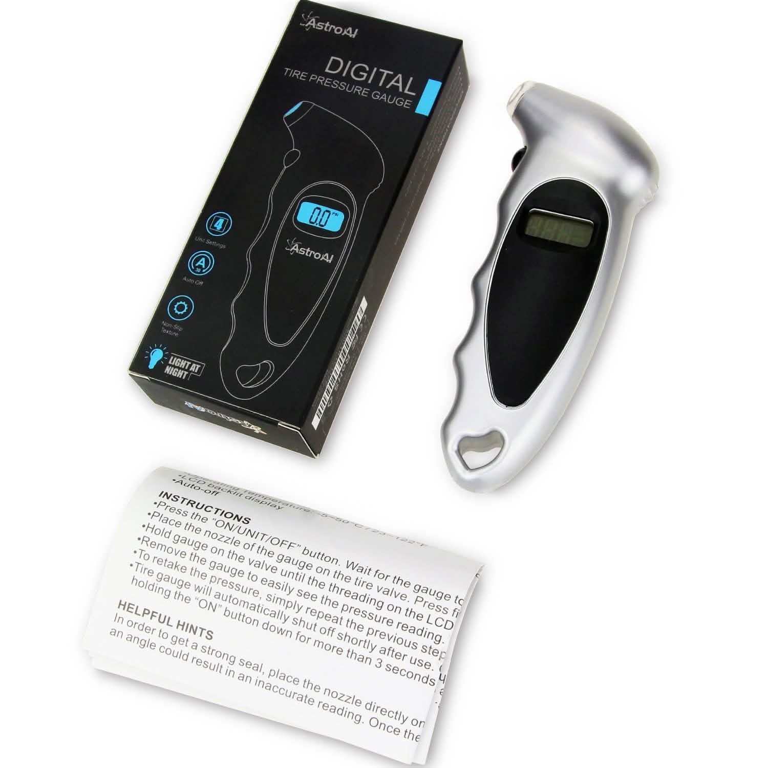 Digital Tire Pressure Gauge 150 PSI 4 Settings